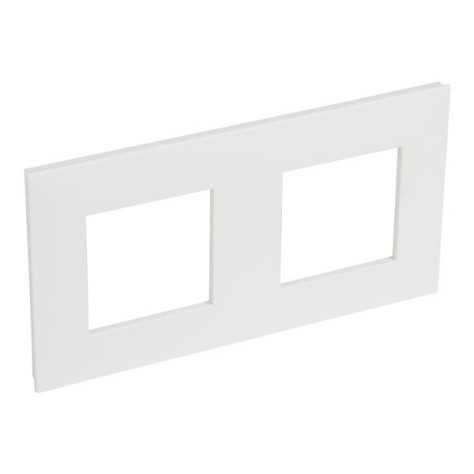 Valena Next plaque 2 postes hor/vert entraxe 71mm blanc Valena Next plaque 2 postes hor/vert entraxe 71mm blanc
