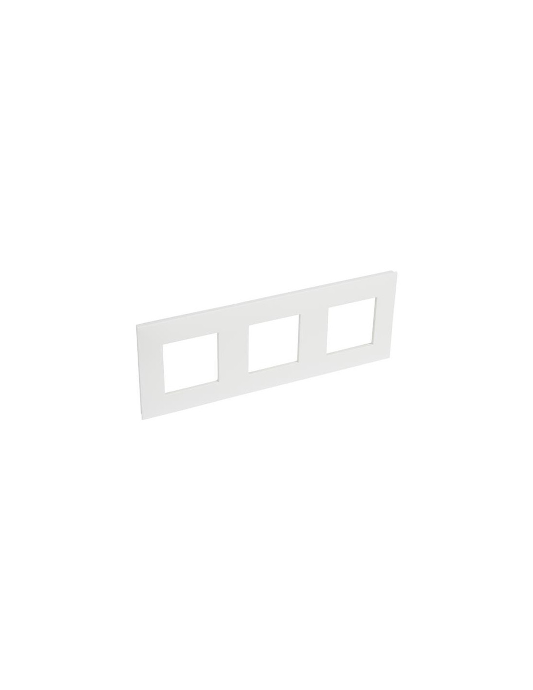 Valena Next plaque 3 postes hor/vert entraxe 71mm blanc
