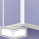 Angle int./ext. DLP 20x12,5 mm variable - blanc RAL 9010