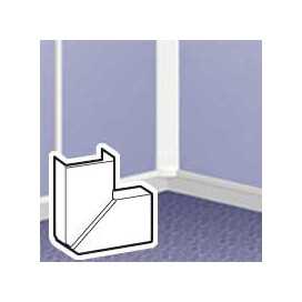 Angle plat var. DLP 20x12,5 mm blanc RAL 9010
