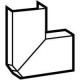 Angle plat var. DLP 20x12,5 mm marron RAL 8014