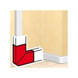 Angle plat variable DLP design section 50x105mm (couv. 65mm)