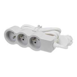 Bloc multiprises standard 3x2P+T cordon de 1,5m