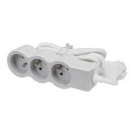 Bloc multiprises standard 3x2T+ cordon de 3m