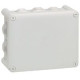 Boîte rectangulaire Plexo IP 55 étanche - 155x110x74mm - gris - 10 embouts