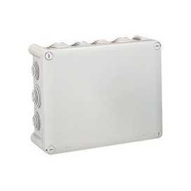 Boîte de dérivation rectangulaire Plexo dimensions 220x170x86mm - gris - 14 embouts