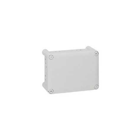 Boîte rectangulaire Plexo IP 55 étanche - gris - 155x110x74mm - 20 entrées Boîte rectangulaire Plexo IP 55 étanche - gris - 155x110x74mm - 20 entrées