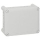 Boîte rectangulaire Plexo IP 55 étanche - gris - 155x110x74mm - 20 entrées