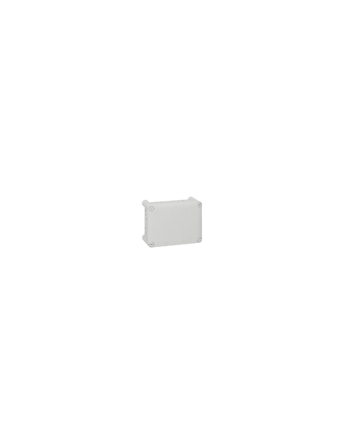 Boîte rectangulaire Plexo IP 55 étanche - gris - 155x110x74mm - 20 entrées