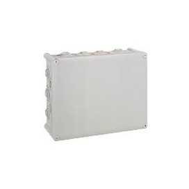 Boîte rectangulaire Plexo IP 55 étanche - 310x240x124mm - gris - 24 embouts