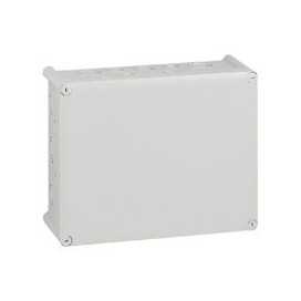 Boîte rectangulaire Plexo IP 55 étanche pour presse-étoupe Plexo - 310x240x124mm- gris - 36 entrées