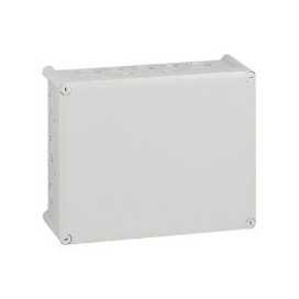 Boîte rectangulaire Plexo IP 55 étanche pour presse-étoupe Plexo - 310x240x124mm- gris - 36 entrées