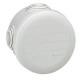 Boîte ronde Plexo IP 55 D.70MM étanche - gris - 4 embouts