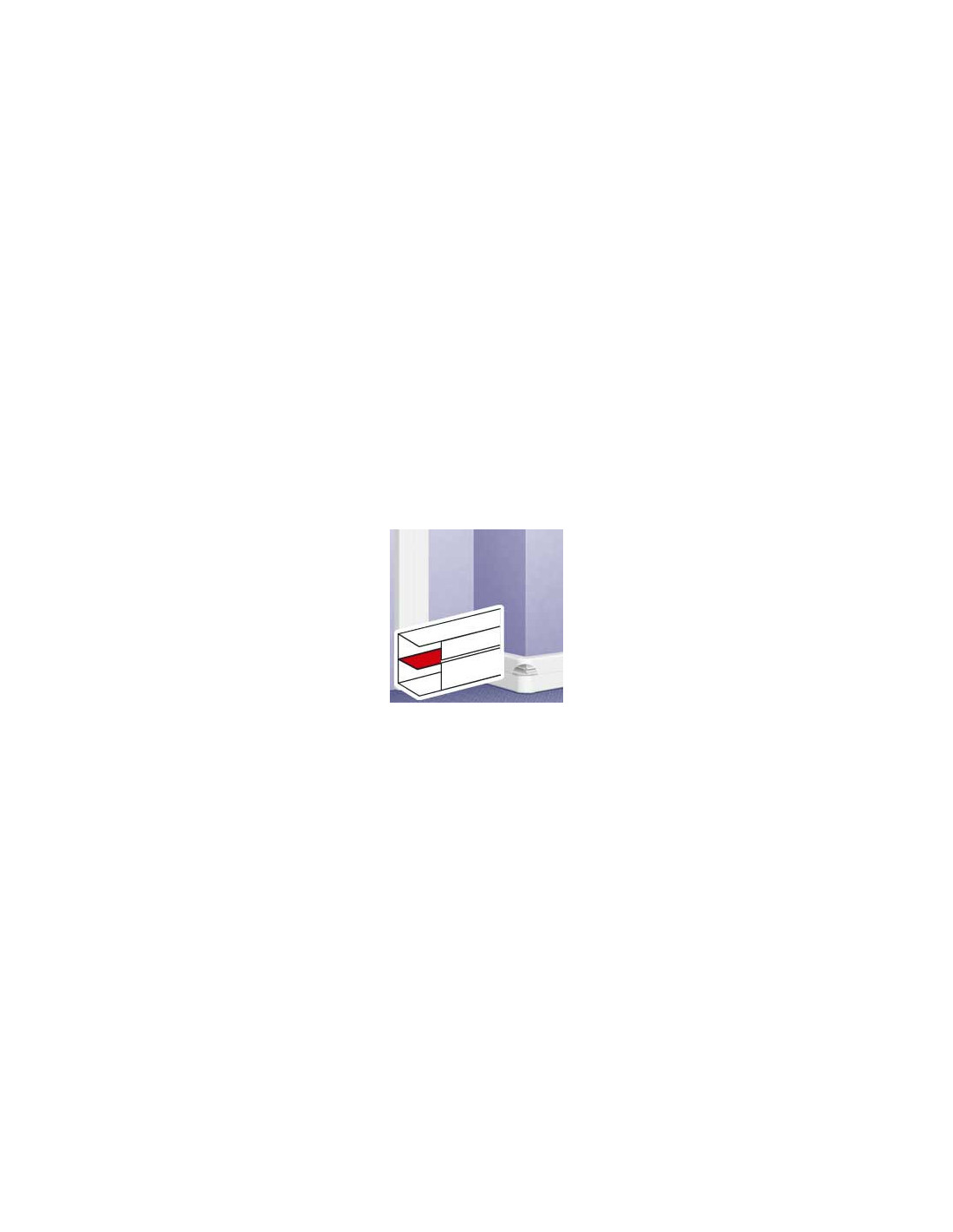 Cloison de fractionnement DLP design section 65 x 150 mm