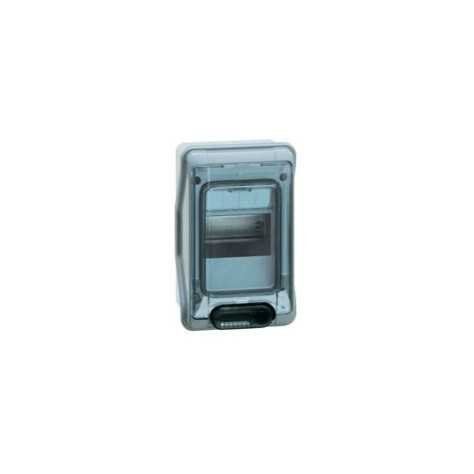 Coffret cache-borne- 4 modules avec bornier - IP65 - Plexo