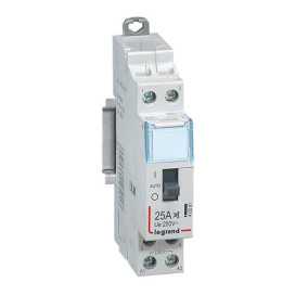 Contacteur heure creuse 2NO 25A 230V 1 module