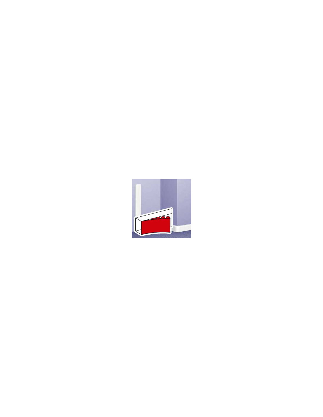 Couvercle pour DLP design largeur 130 mm - longueur 2 m