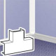 Dérivation en T - DLP 32x16mm blanc RAL 9010