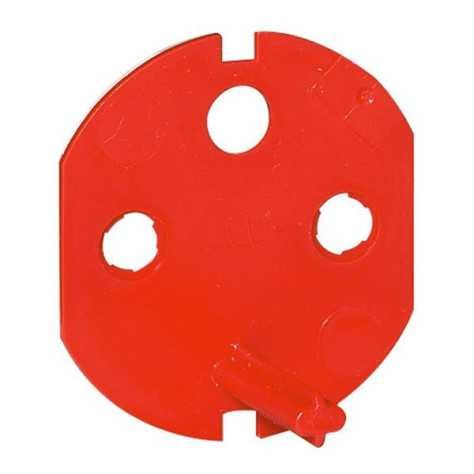 Détrompeur pour prise 2P+T pour Mosaic/Serena/Plexo Détrompeur pour prise 2P+T pour Mosaic/Serena/Plexo