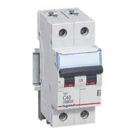 Disjoncteur TX³ 3kA 2P C06 230/400V - 2 modules