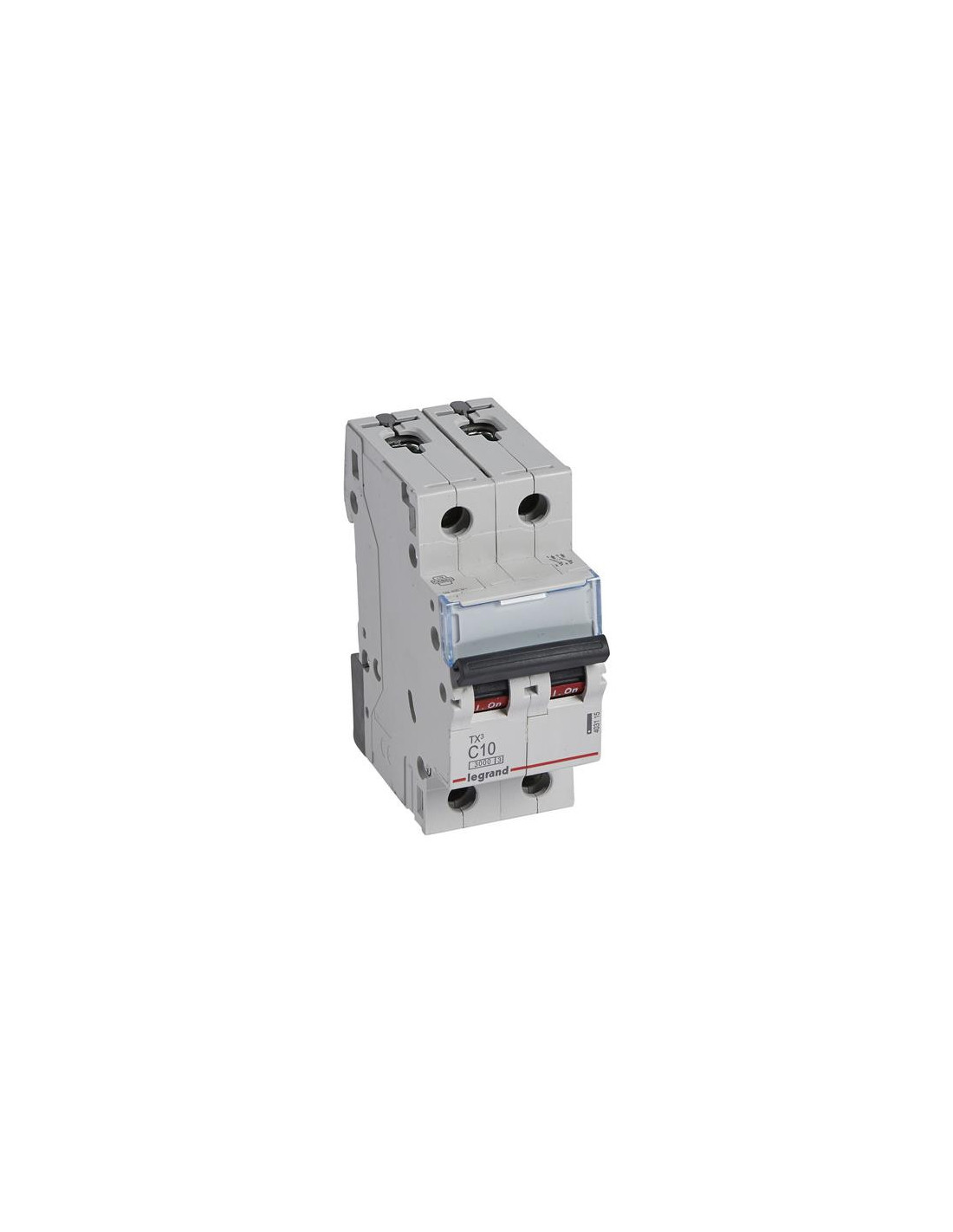 Disjoncteur TX³ 3kA 2P C10 230/400V - 2 modules