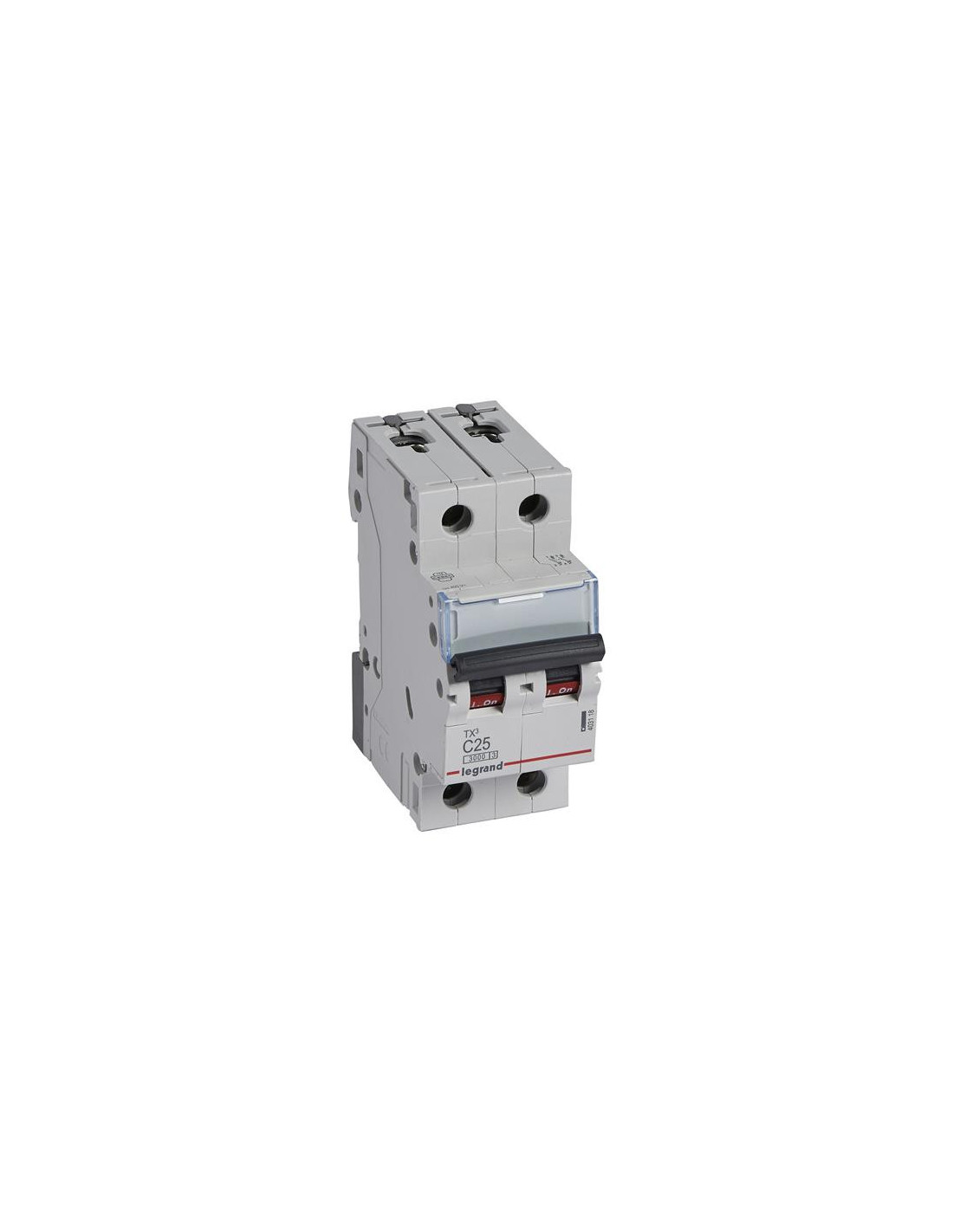 Disjoncteur TX³ 3kA 2P C25 230/400V - 2 modules