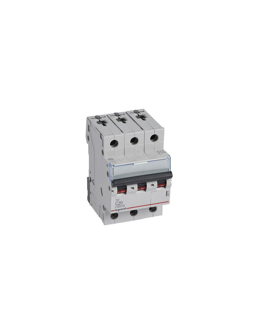 Disjoncteur TX³ 3kA 3P C20 400V - 3 modules