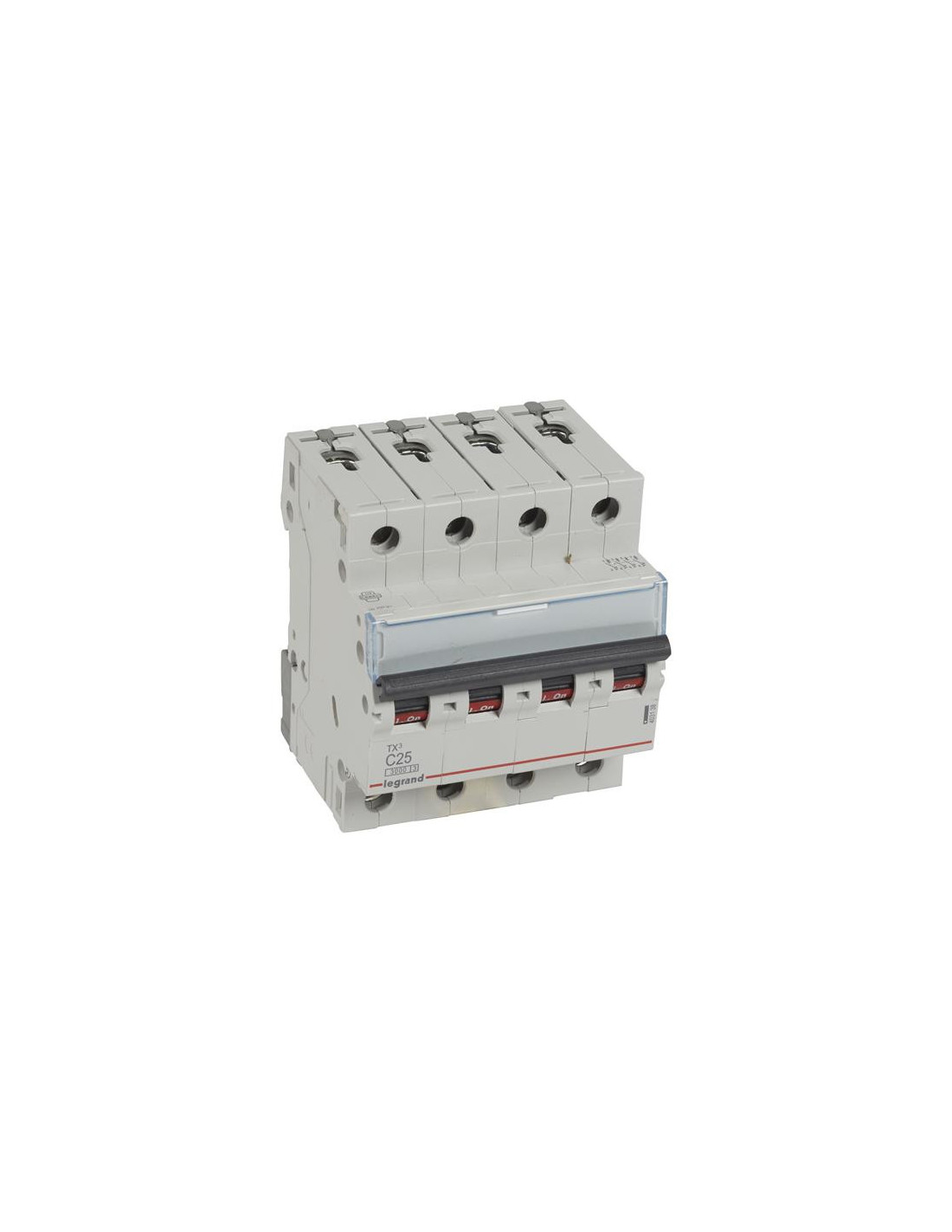 Disjoncteur TX³ 3kA 4P C25 400V - 4 modules