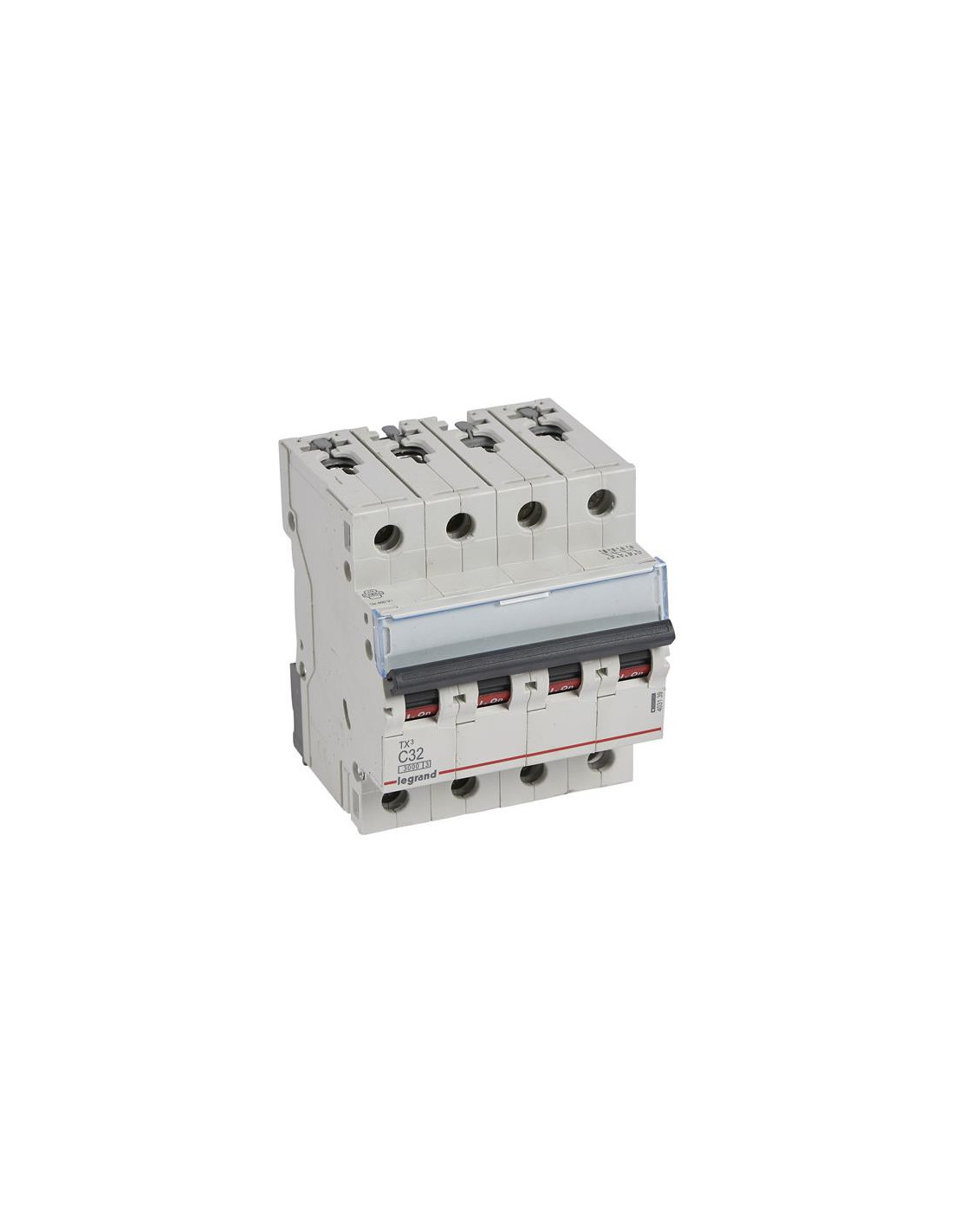 Disjoncteur TX³ 3kA 4P C32 400V - 4 modules