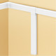 DLP sans halogènes 50x85mm goulotte - 2m - PC ABS