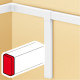 Embout 85x50mm DLP sans halogènesne