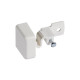 Embout pour DLP 16 x 16 mm autobloquant g/dr - blanc