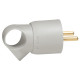 Fiche 2P+T anneau 16A gris