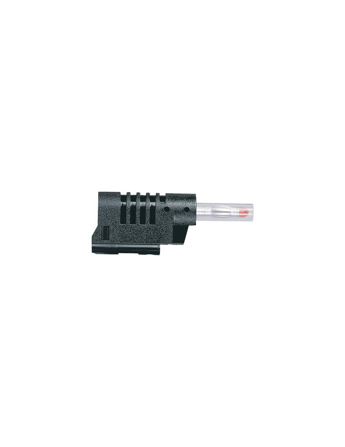 Fiche banane - 16 A - 750 V diam. 4 mm - noir