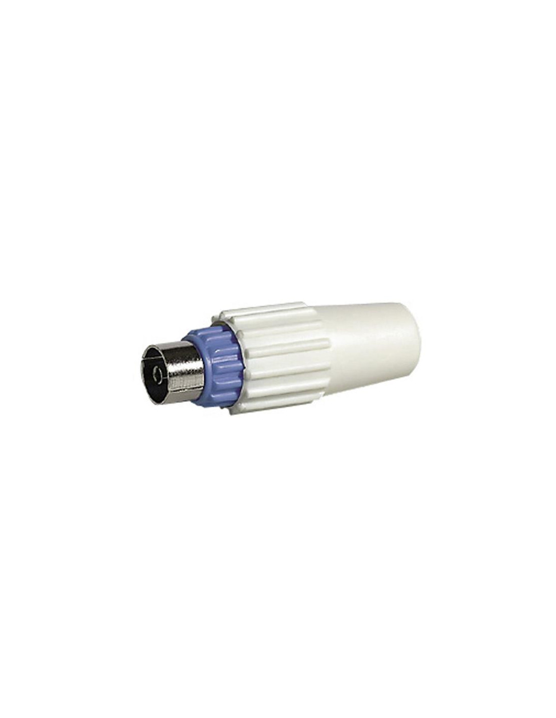 Fiche TV coaxiale femelle diamètre 9,5 mm