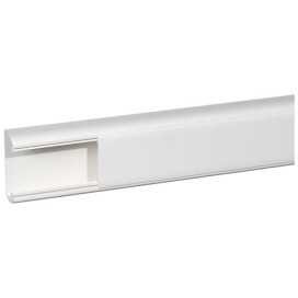 Goulotte DLP design 35 x 80 mm corps + couvercle - blanc - 2m
