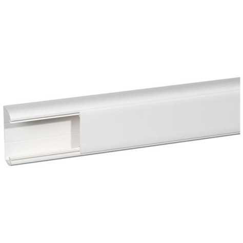 Goulotte DLP design 35 x 80 mm corps + couvercle - blanc - 2m Goulotte DLP design 35 x 80 mm corps + couvercle - blanc - 2m