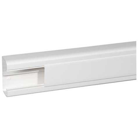 Goulotte DLP design 50 x 105mm corps + couvercle - blanc - 2m Goulotte DLP design 50 x 105mm corps + couvercle - blanc - 2m