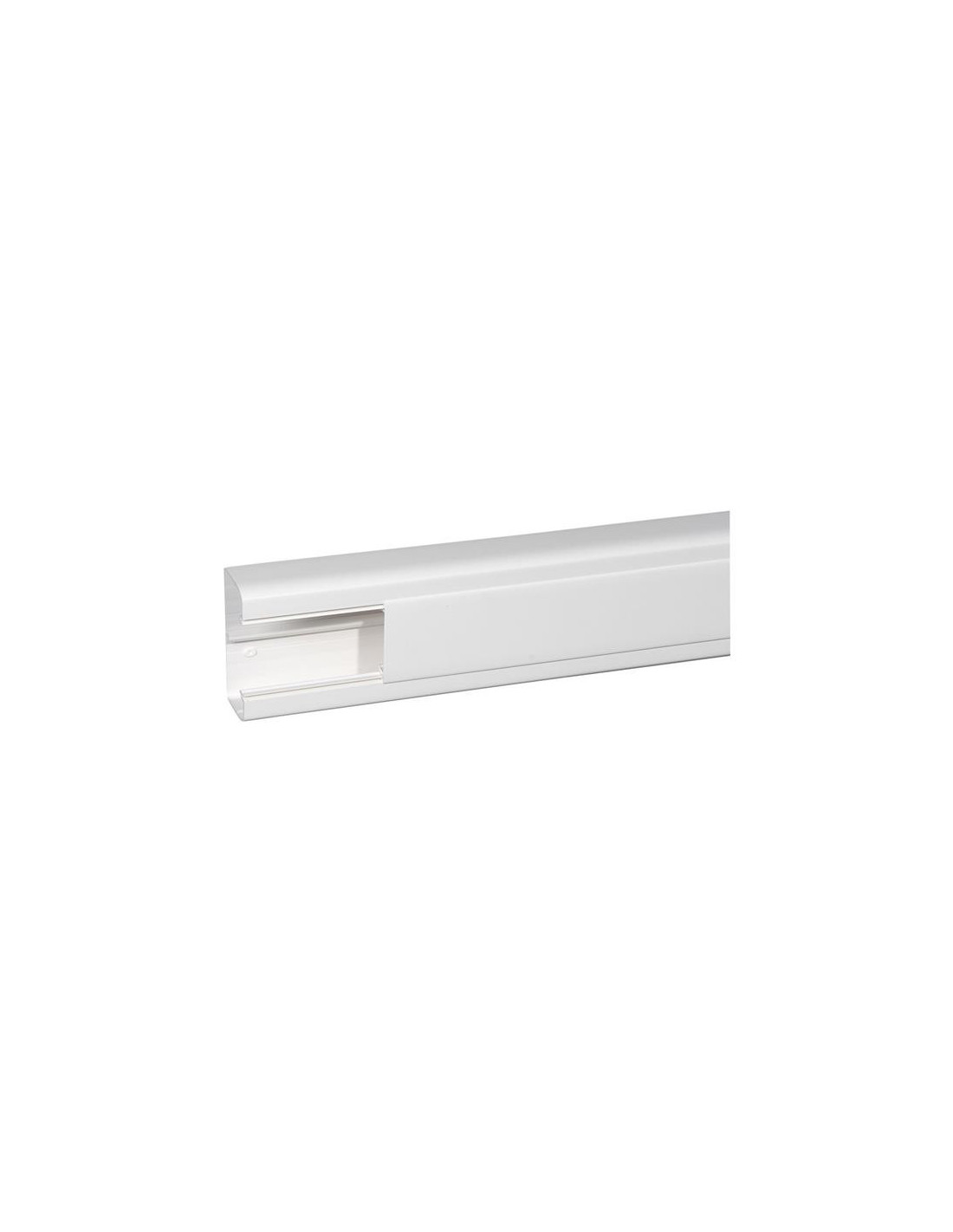 Goulotte DLP design 50 x 105mm corps + couvercle - blanc - 2m