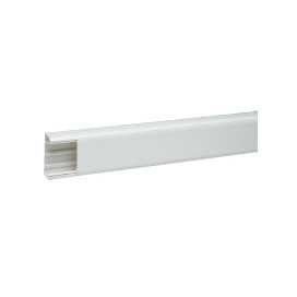 Goulotte DLP design 50x105 mm Corps + couvercle - blanc - 2m