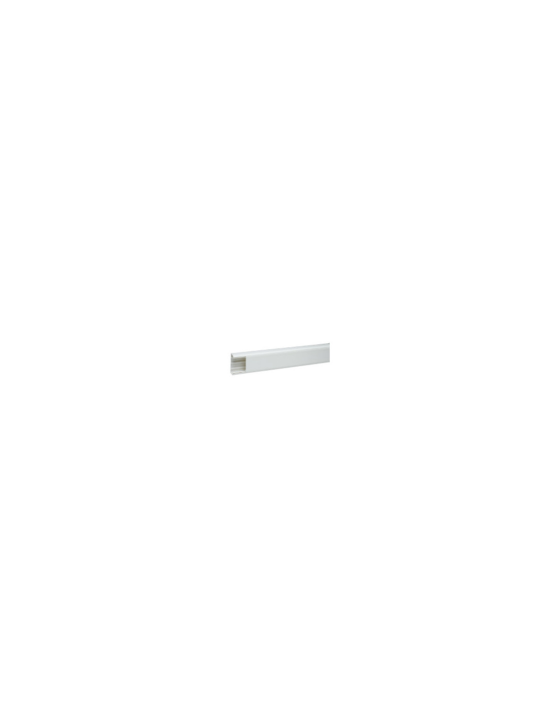 Goulotte DLP design 50x105 mm Corps + couvercle - blanc - 2m