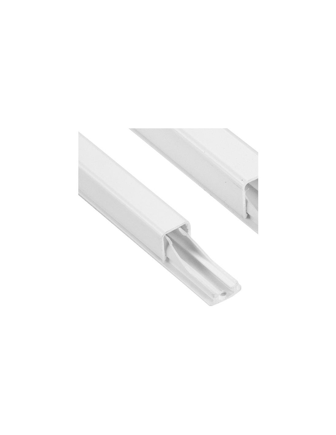 Guide-câbles DLP - long. 1,2 m 11 x 10,5 mm - blanc - adhésif