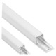 Guide-câbles DLP - long. 1,2 m 14 x 13,5 mm - blanc - adhésif