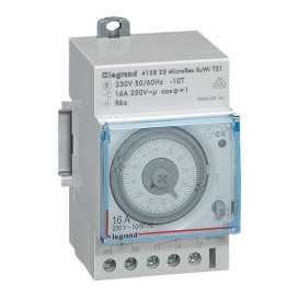 Interrupteur horaire journalier 3mod 1s 16 A - 250V - auto.