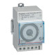 Interrupteur horaire journalier 3mod 1s 16 A - 250V - auto.