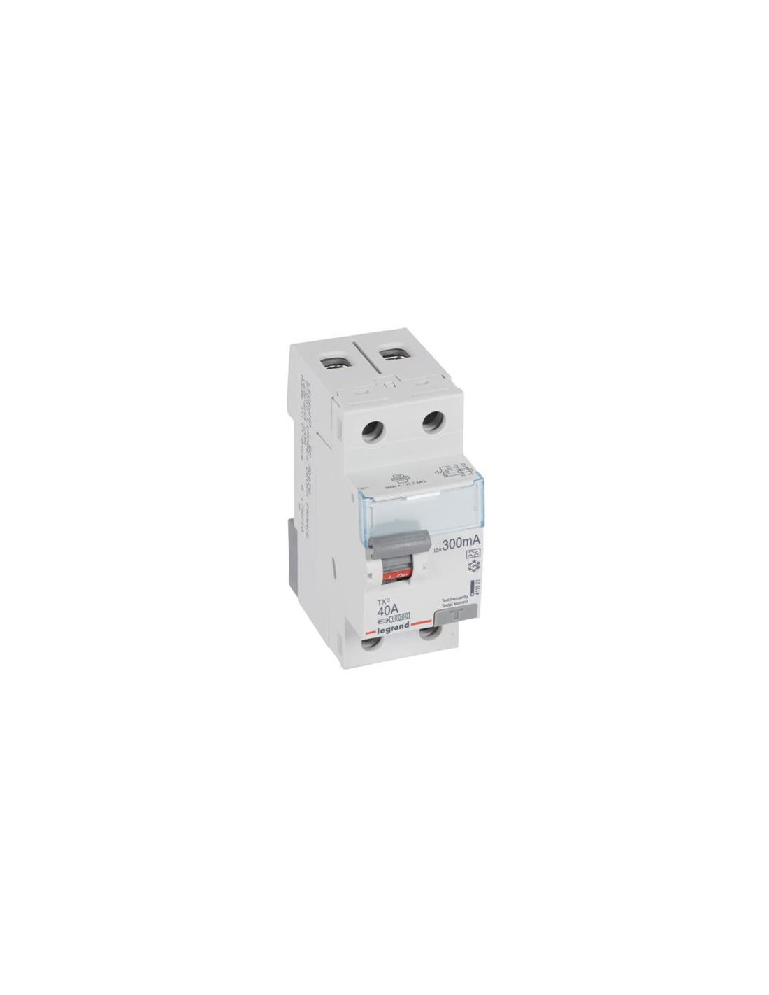 Interrupteur différentiel TX³ 2P 300mA 40A Type A - 2 modules