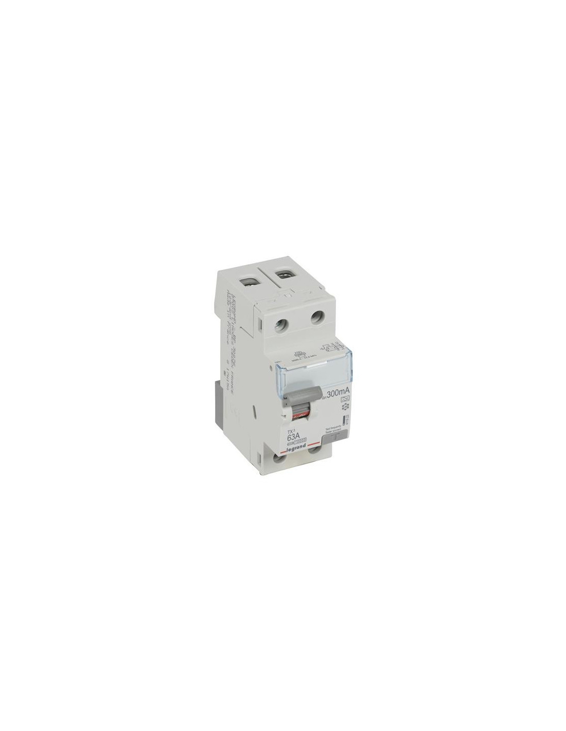 Interrupteur différentiel TX³ 2P 300mA 63A Type A - 2 modules