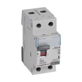 Interrupteur différentiel TX³ 2P 30mA 25A Type A - 2 modules