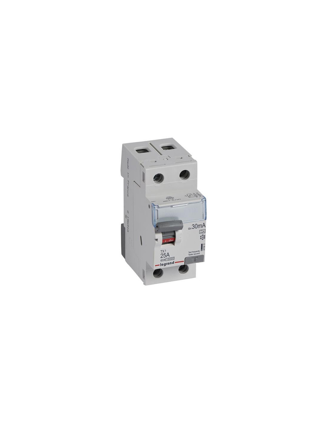 Interrupteur différentiel TX³ 2P 30mA 25A Type A - 2 modules