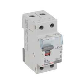 Interrupteur différentiel TX³ 2P 30mA 40A Type A - 2 modules